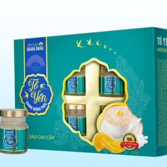 Tổ yến chưng đường phèn Hộp 6 hũ